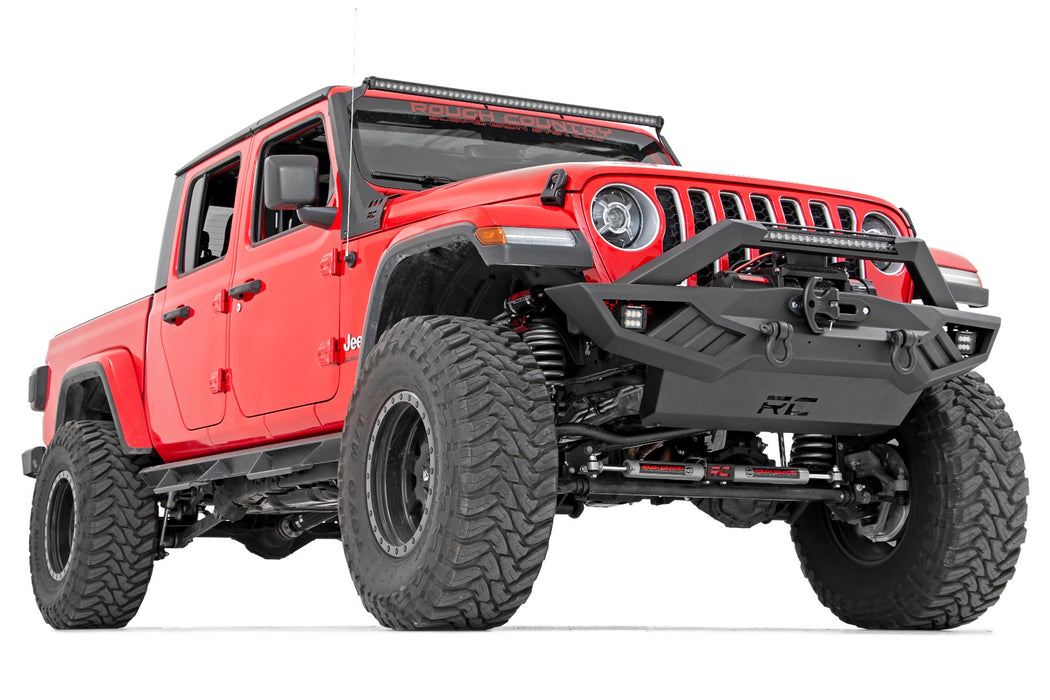 Rough Country 10645A Jeep Full Width Off-Road Front Bumper For JK,JL, Gladiator JT Rough Country - Truck Part Superstore