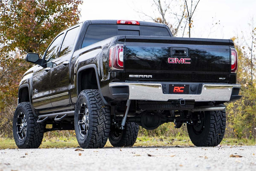 Rough Country RCC1489CC Wheel to Wheel Nerf Steps 14-18 Silverado/Sierra 1500 Crew Cab 5 Foot 8 Inch Bed Rough Country - Truck Part Superstore
