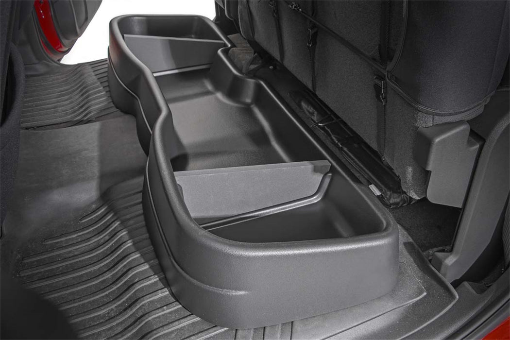 Rough Country RC09031 GM Custom-Fit Under Seat Storage Compartment 14-18 1500 / 15-19 2500HD/3500HD Rough Country - Truck Part Superstore
