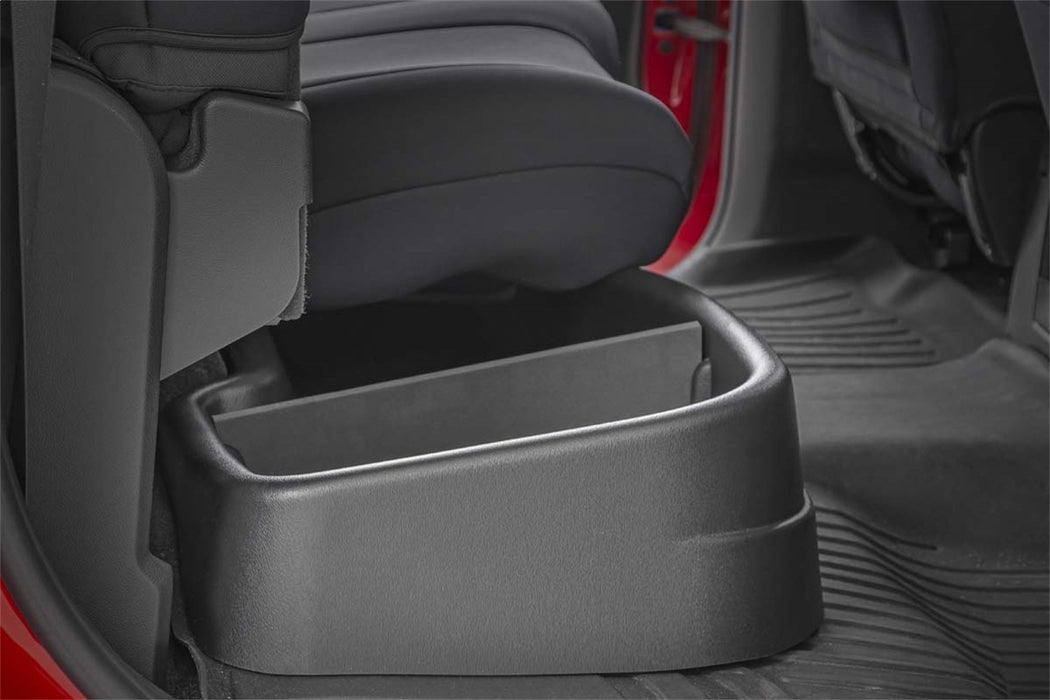 Rough Country RC09031 GM Custom-Fit Under Seat Storage Compartment 14-18 1500 / 15-19 2500HD/3500HD Rough Country - Truck Part Superstore