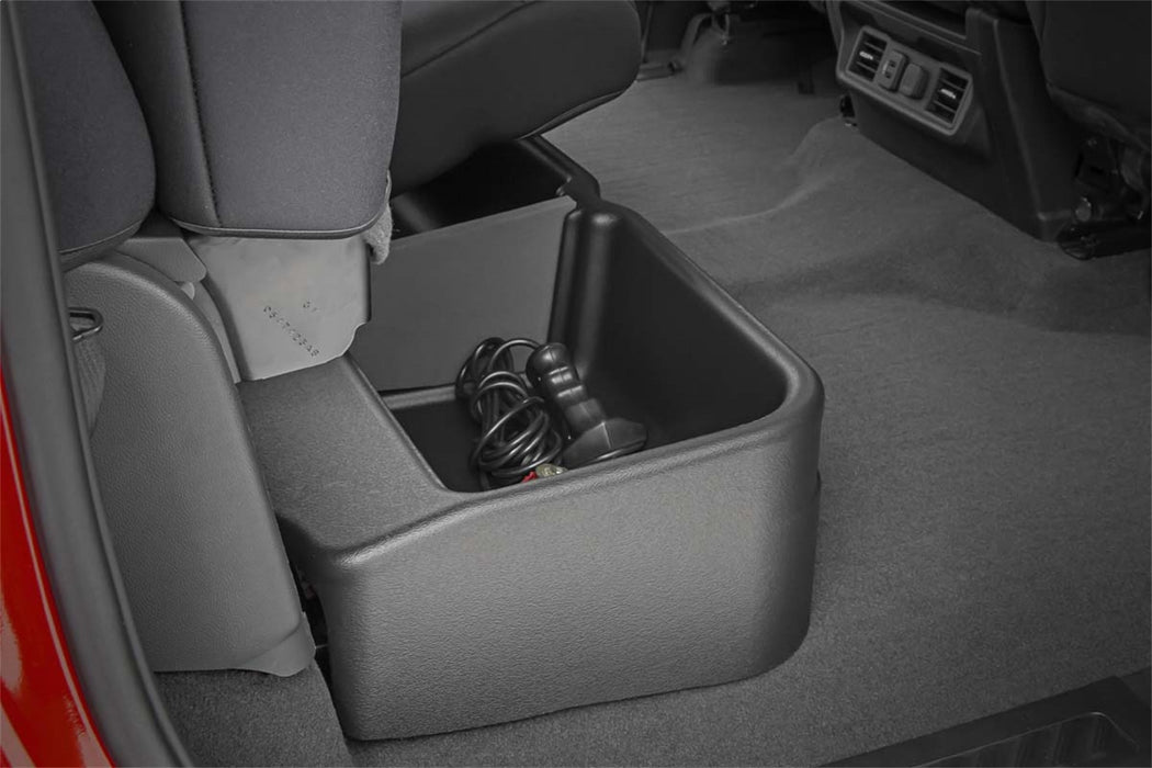 Rough Country RC09051 GM Custom-Fit Under Seat Storage Compartment 19-20 1500 / 2020 2500HD/3500HD Rough Country - Truck Part Superstore