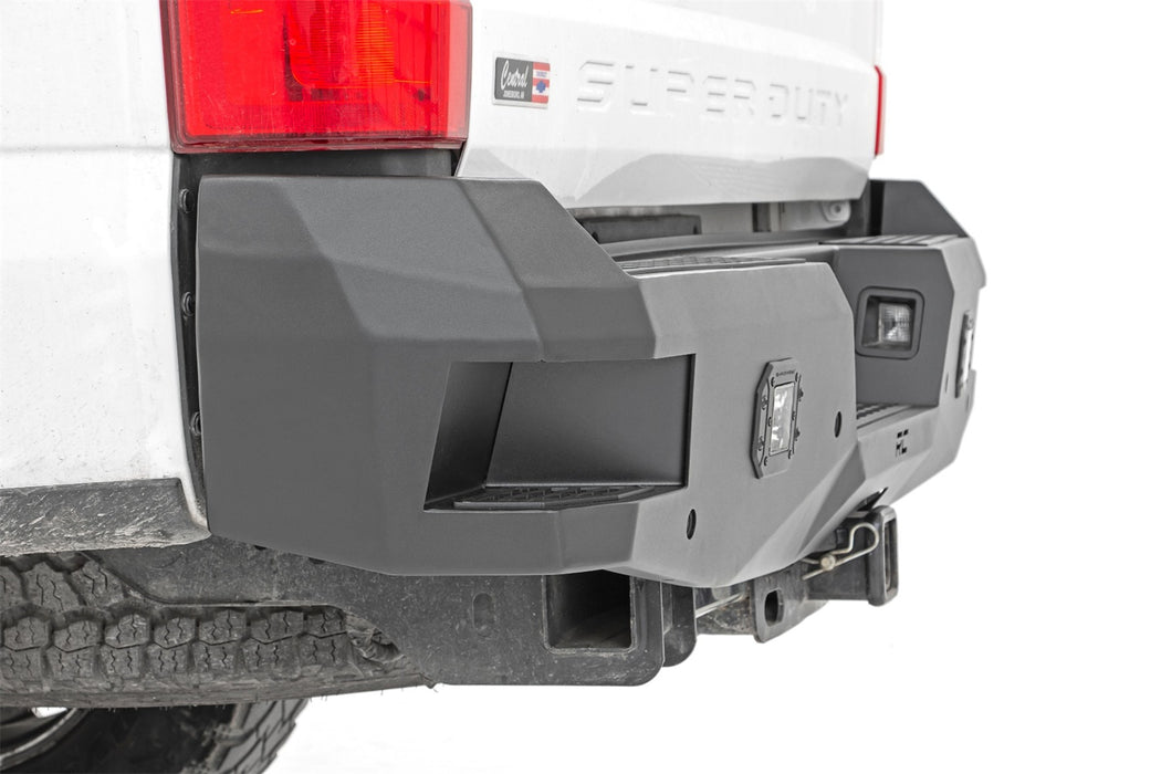 Rough Country 10788 Ford Heavy-Duty Rear LED Bumper 17-20 F-250/F-350 Rough Country - Truck Part Superstore