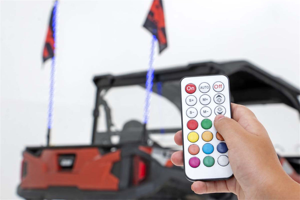Rough Country 93004 Multi-Function UTV LED Whip Lights w/ Remote Control Rough Country - Truck Part Superstore