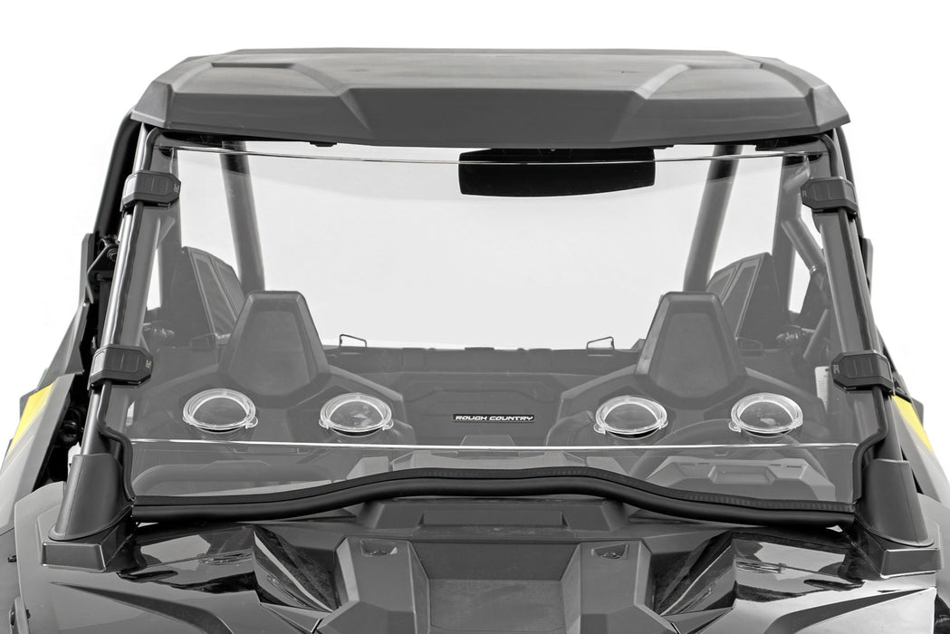 Rough Country 98202010 Polaris Full Windshield Vented 20-21 Polaris RZR PRO XP 4WD Rough Country - Truck Part Superstore