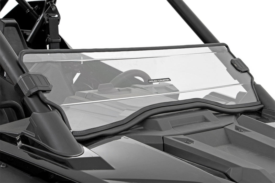 Rough Country 98102011A Half Windshield Scratch Resistant 20-22 Polaris RZR Pro XP/RZR Pro XP 4 Rough Country - Truck Part Superstore