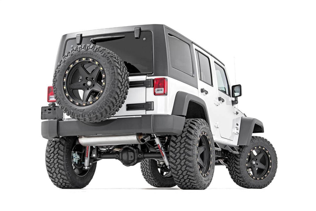 Rough Country 90765B Jeep Contoured Drop Steps 07-18 Wrangler JK Unlimited 4 Door Rough Country - Truck Part Superstore