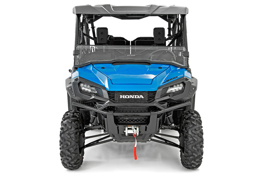 Rough Country 98162021 Honda Scratch Resistant Half Windshield (16-20 Pioneer 1000) Rough Country - Truck Part Superstore