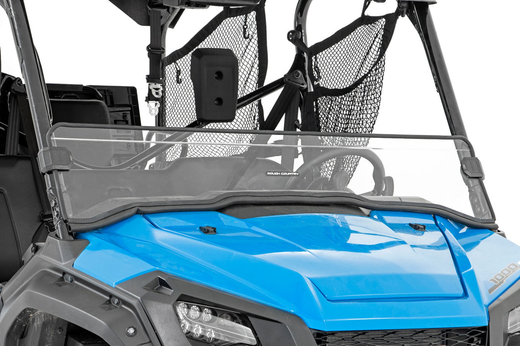 Rough Country 98162021 Honda Scratch Resistant Half Windshield (16-20 Pioneer 1000) Rough Country - Truck Part Superstore