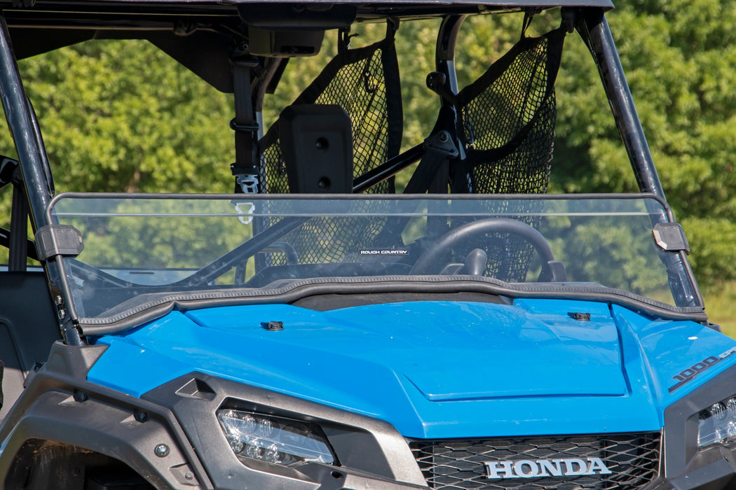Rough Country 98162021 Honda Scratch Resistant Half Windshield (16-20 Pioneer 1000) Rough Country - Truck Part Superstore