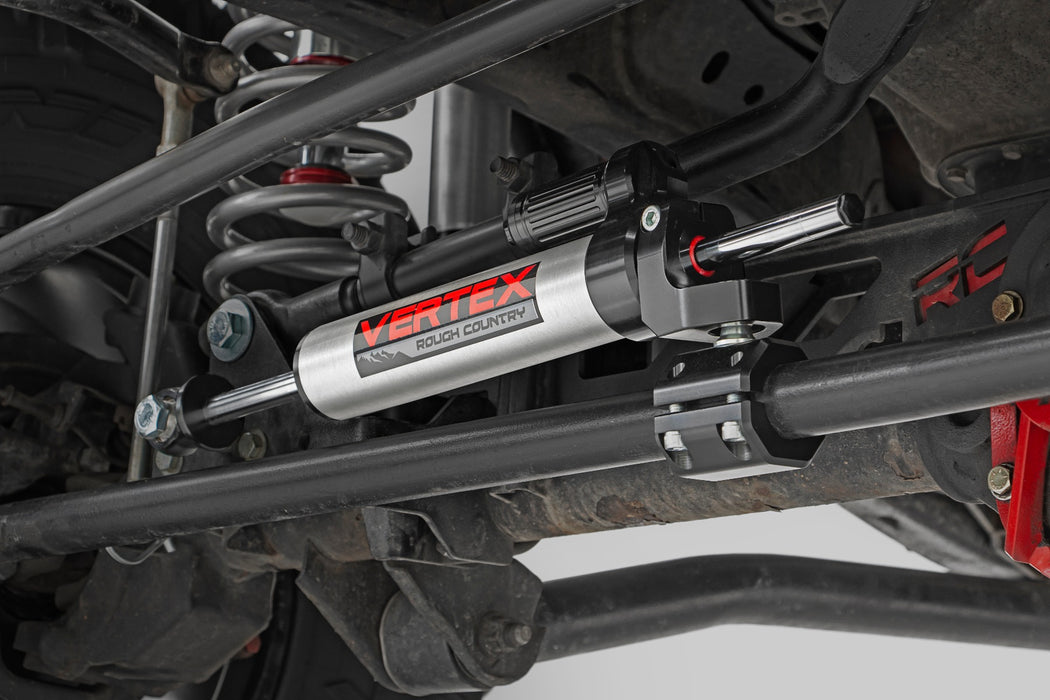 Rough Country 680900 Vertex Steering Stabilizer Pass-Through 07-18 Jeep Wrangler JK Rough Country - Truck Part Superstore