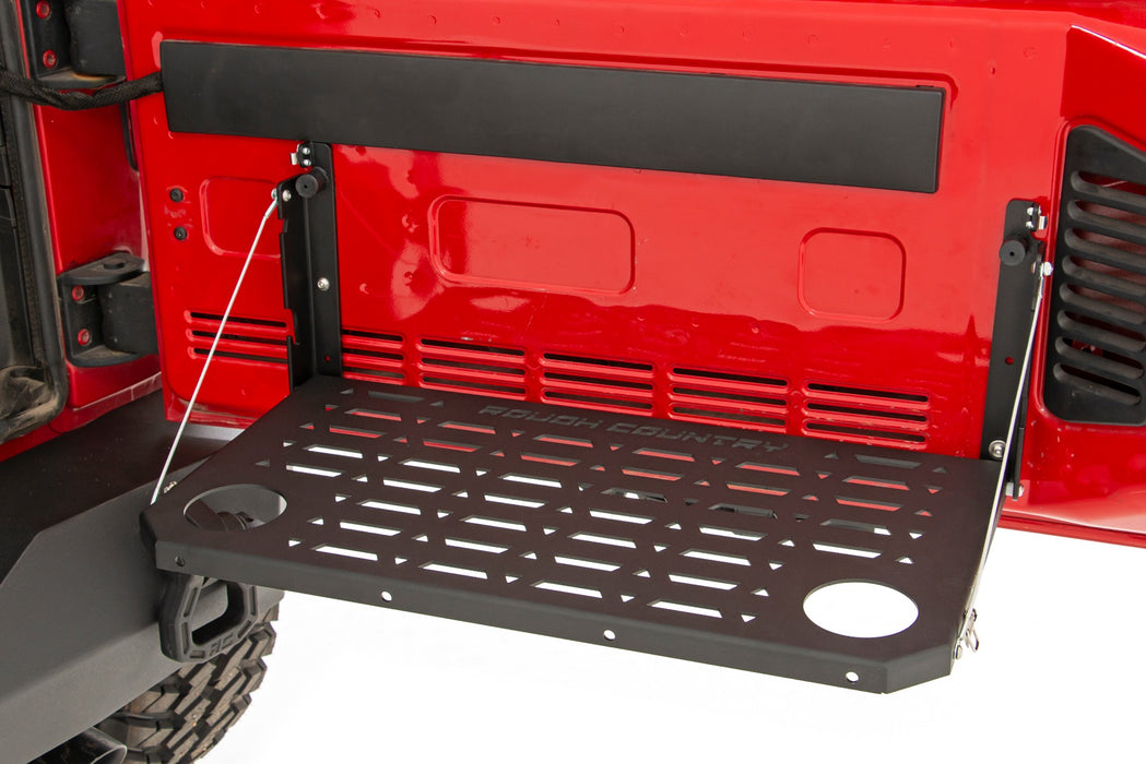Rough Country 10630 Jeep Tailgate Table Folding For 07-18 Wrangler JK Rough Country - Truck Part Superstore