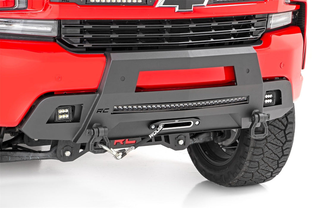 Rough Country 10805 Hidden Winch Bumper 19-22 Chevy Silverado 1500 2WD/4WD Rough Country - Truck Part Superstore