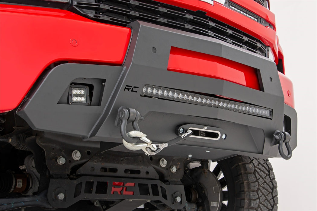 Rough Country 10805 Hidden Winch Bumper 19-22 Chevy Silverado 1500 2WD/4WD Rough Country - Truck Part Superstore