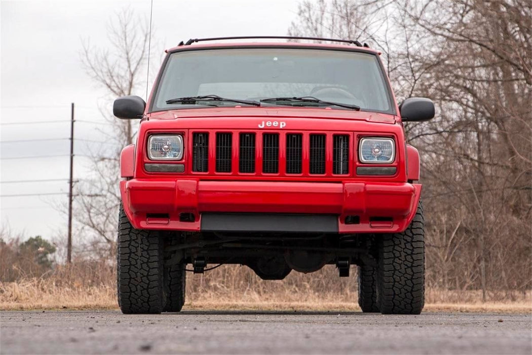 Rough Country 630X70 Jeep Cherokee XJ 3 Inch Series II Suspension Lift Kit w/V2 Shocks Leaf Springs For 84-01 Jeep Cherokee XJ Rough Country - Truck Part Superstore