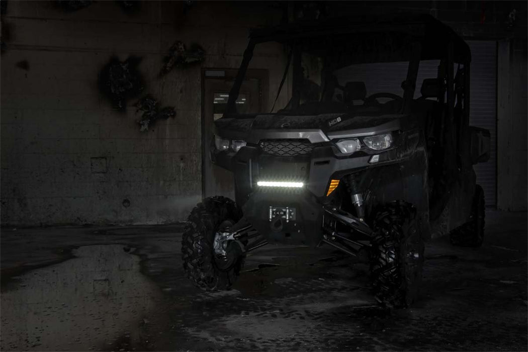 Rough Country 71025 Can-Am Defender 12 Inch Single Row Bumper LED Kit For 16-19 Defender Rough Country - Truck Part Superstore