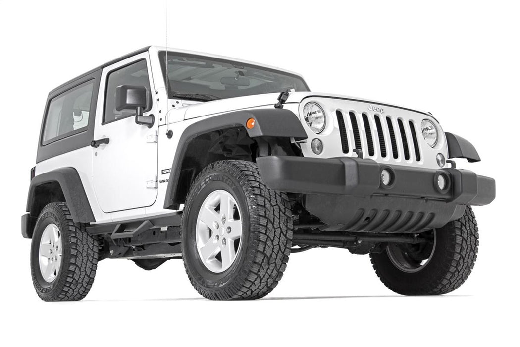 Rough Country 90763 Jeep Contoured Drop Steps 07-18 Wrangler JK 2 Door Rough Country - Truck Part Superstore