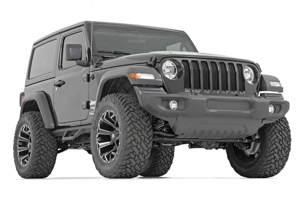 Rough Country 90761 Jeep Contoured Drop Steps 18-20 Wrangler JL 2 Door Rough Country - Truck Part Superstore