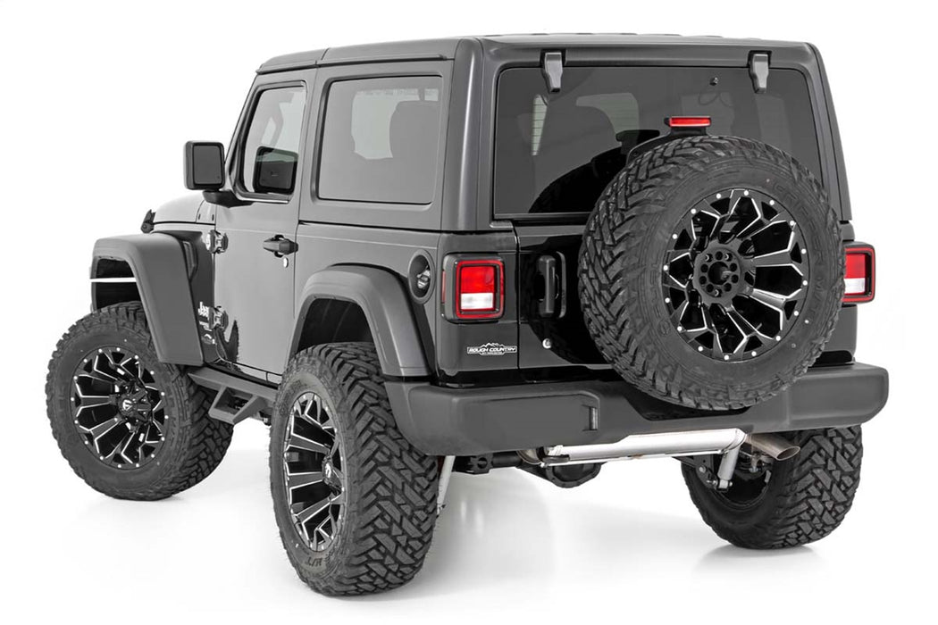 Rough Country 90761 Jeep Contoured Drop Steps 18-20 Wrangler JL 2 Door Rough Country - Truck Part Superstore