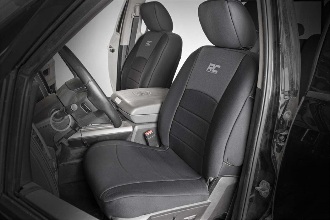 Rough Country 91029 Dodge Neoprene Front & Rear Seat Covers 09-18 RAM 1500 Rough Country - Truck Part Superstore