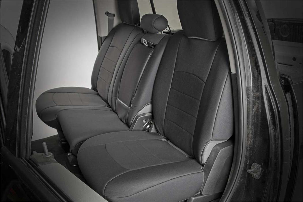 Rough Country 91029 Dodge Neoprene Front & Rear Seat Covers 09-18 RAM 1500 Rough Country - Truck Part Superstore