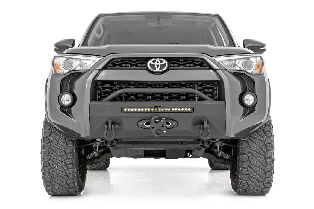 Rough Country 10745 Front Bumper Hybrid with 20 Inch LED DRL Light Bar 14-22 Toyota 4Runner 2WD/4WD Rough Country - Truck Part Superstore