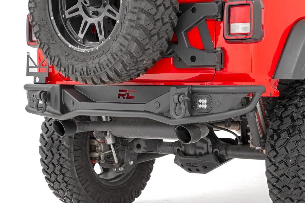 Rough Country 10648 Rear Bumper Tubular 18-22 Jeep Wrangler JL 4WD Rough Country - Truck Part Superstore
