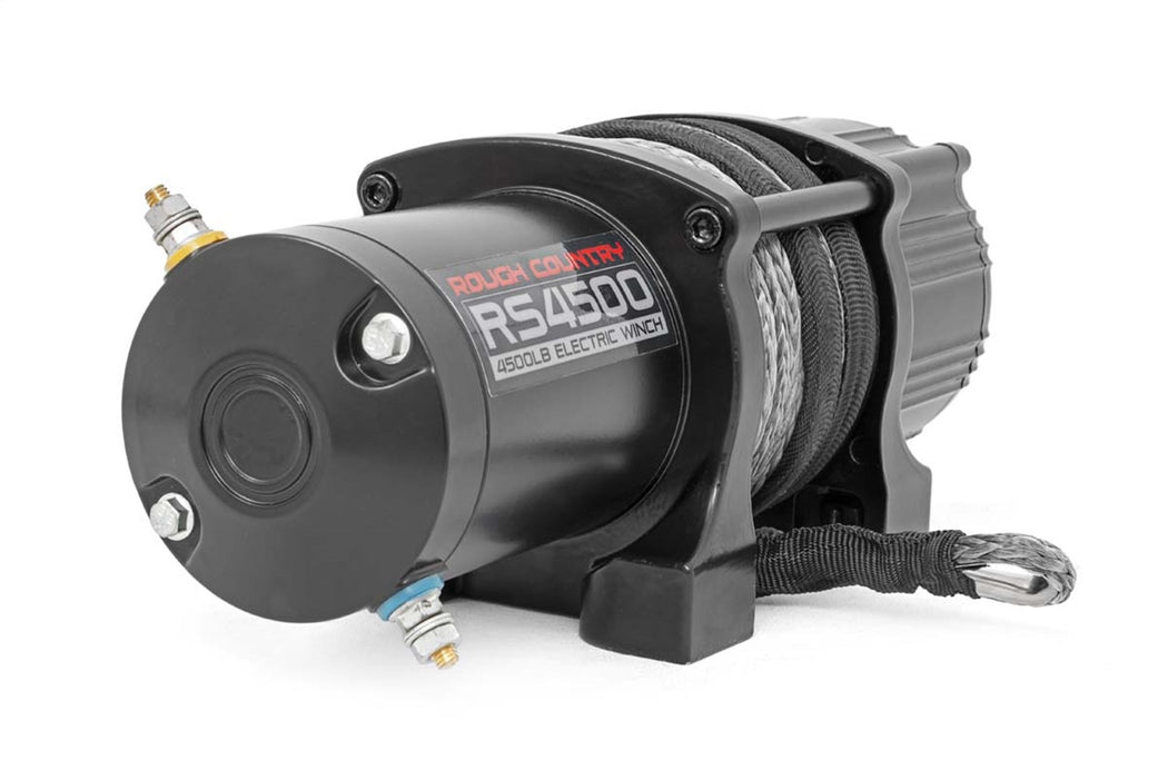 Rough Country RS4500S 4500 LB UTV/ATV Electric Winch w/Synthetic Rope Rough Country - Truck Part Superstore
