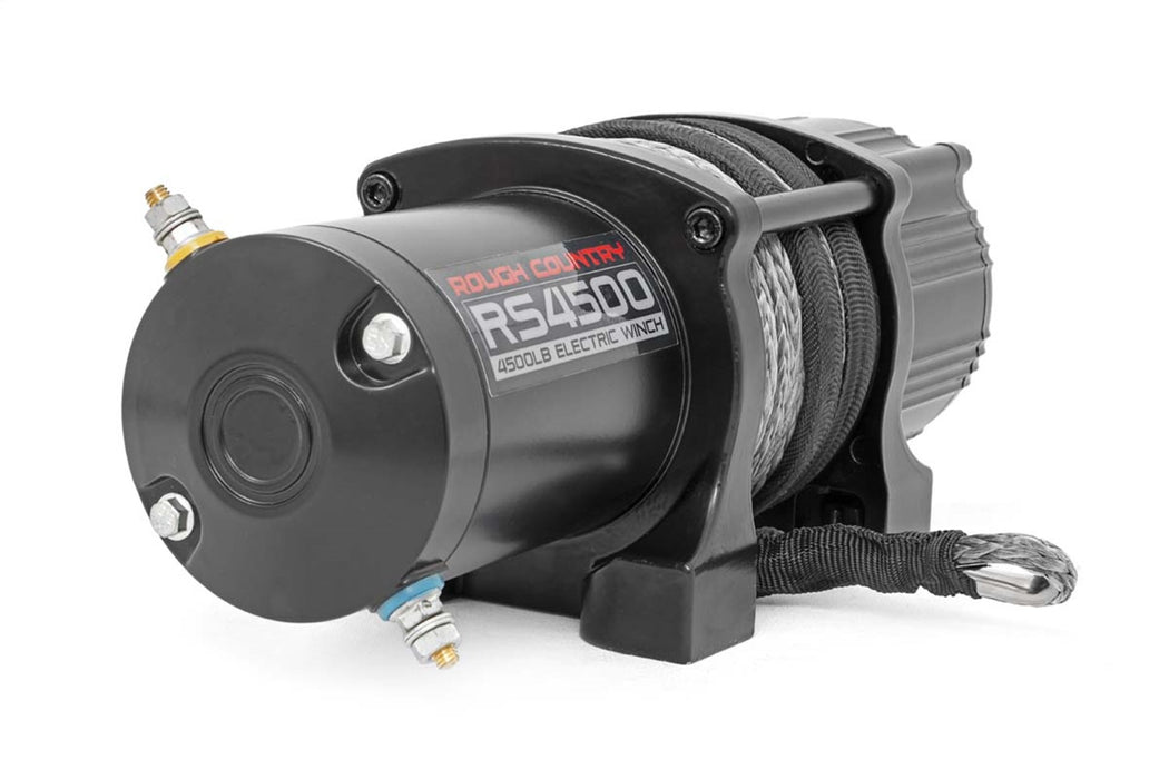 Rough Country RS6500S Electric Winch; 6500LB; For UTV; Synthetic Rope; - Truck Part Superstore