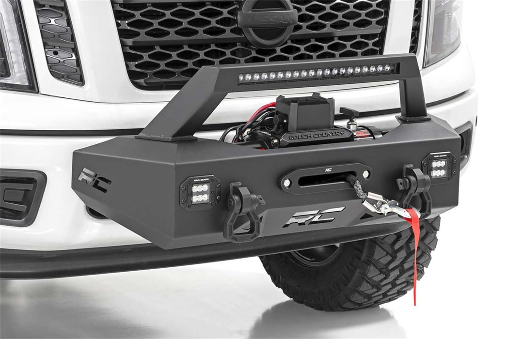 Rough Country 82000 EXO Winch Mount System 16-20 Nissan Titan Rough Country - Truck Part Superstore