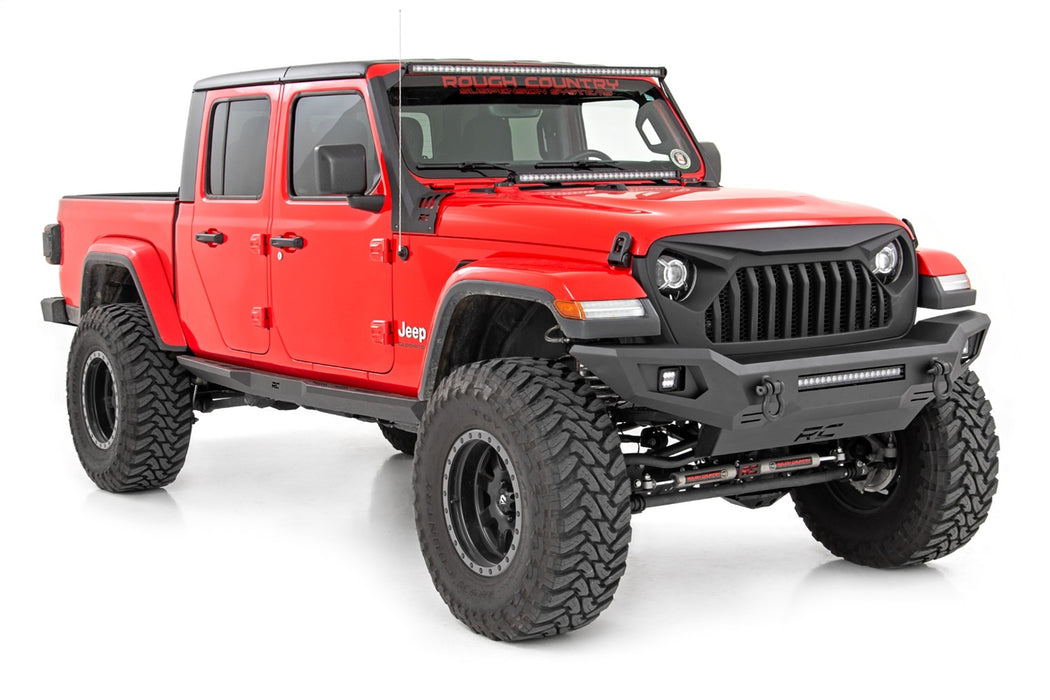 Rough Country 10635 Front Bumper Skid Plate 20-22 Jeep Gladiator JT/18-22 Wrangler JL Rough Country - Truck Part Superstore