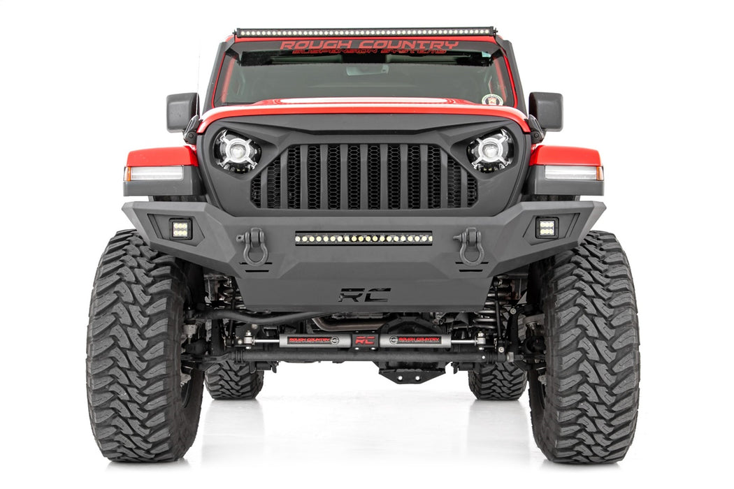 Rough Country 10635 Front Bumper Skid Plate 20-22 Jeep Gladiator JT/18-22 Wrangler JL Rough Country - Truck Part Superstore