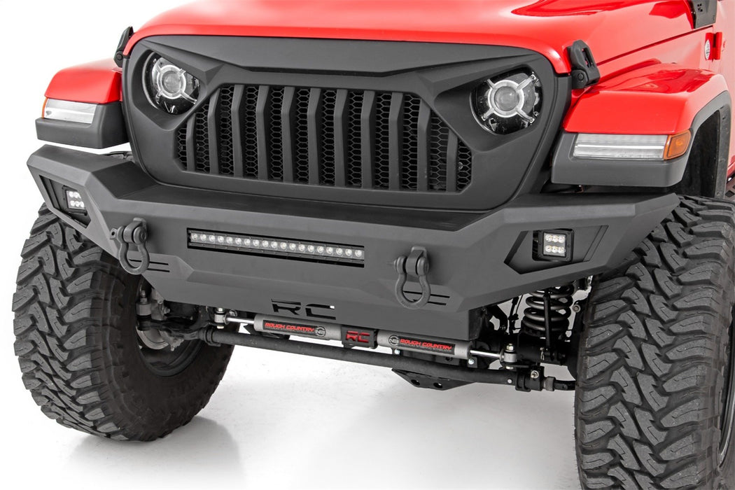 Rough Country 10635 Front Bumper Skid Plate 20-22 Jeep Gladiator JT/18-22 Wrangler JL Rough Country - Truck Part Superstore