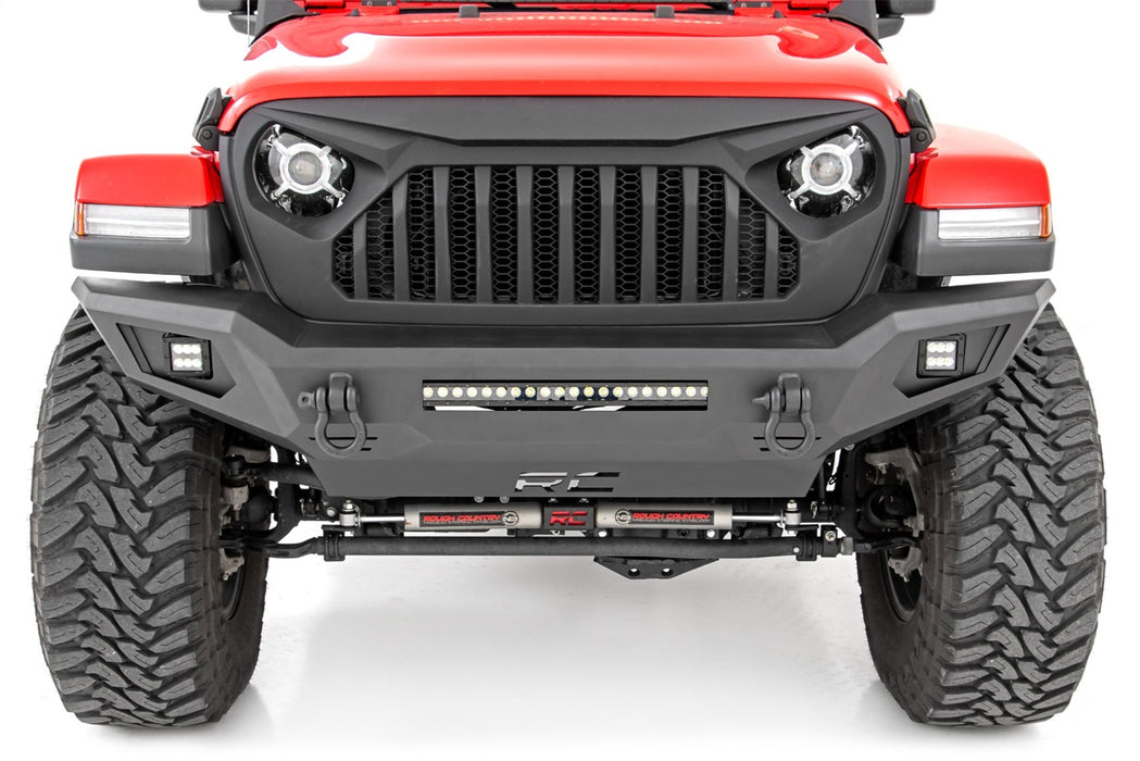 Rough Country 10635 Front Bumper Skid Plate 20-22 Jeep Gladiator JT/18-22 Wrangler JL Rough Country - Truck Part Superstore