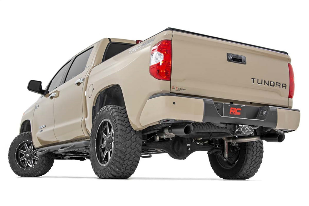 Rough Country 96012 Dual Cat-Back Exhaust System w/Black Tips 09-20 Toyota Tundra V8-4.6L, 5.7L Rough Country - Truck Part Superstore