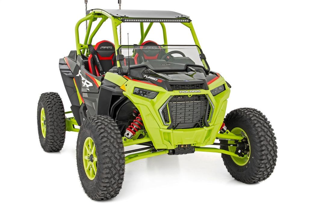 Rough Country 98112111A Half Windshield Scratch Resistant 19-21 Polaris RZR Turbo S Rough Country - Truck Part Superstore