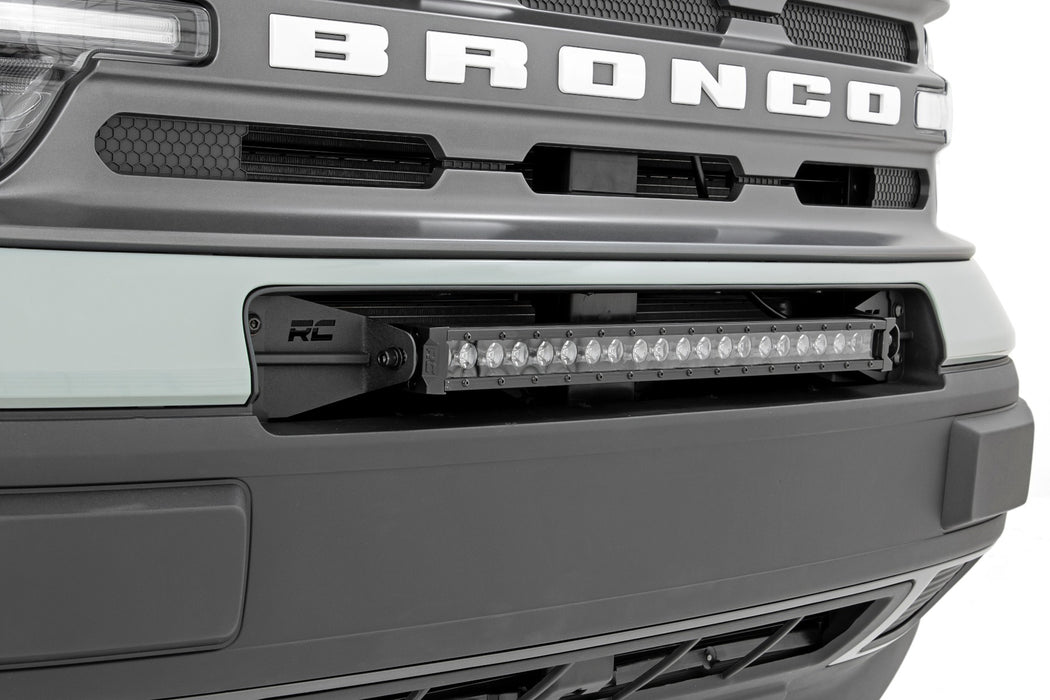 Rough Country 71035 Ford 20.0 Inch LED Bumper Kit w/ Chrome Series LED 2021 Ford Bronco Sport Rough Country - Truck Part Superstore