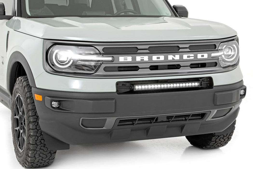 Rough Country 71037 Ford 20.0 Inch LED Bumper Kit w/ Black Series White DRL LED 2021 Ford Bronco Sport Rough Country - Truck Part Superstore
