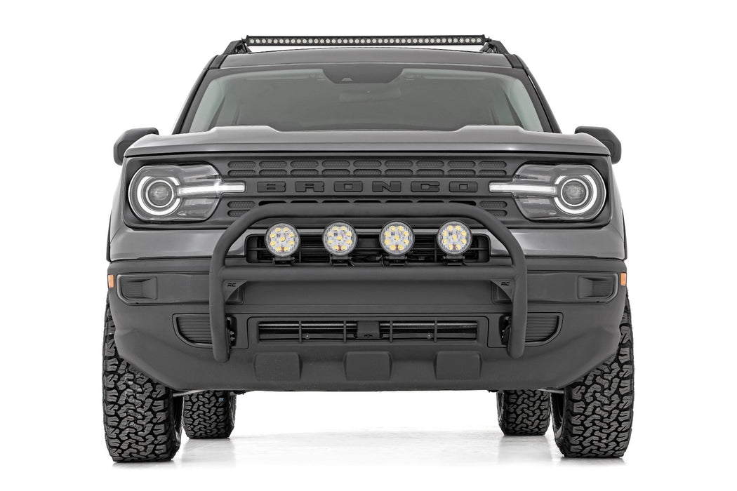 Rough Country 51044 Nudge Bar 4 Inch Round Led (x4) 2021 Ford Bronco Sport 4WD Rough Country - Truck Part Superstore