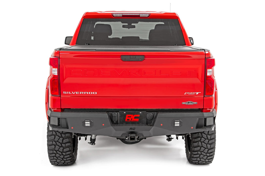 Rough Country 10758 Chevrolet Heavy-Duty Rear LED Bumper 19-21 Chevrolet Silverado 1500 Rough Country - Truck Part Superstore