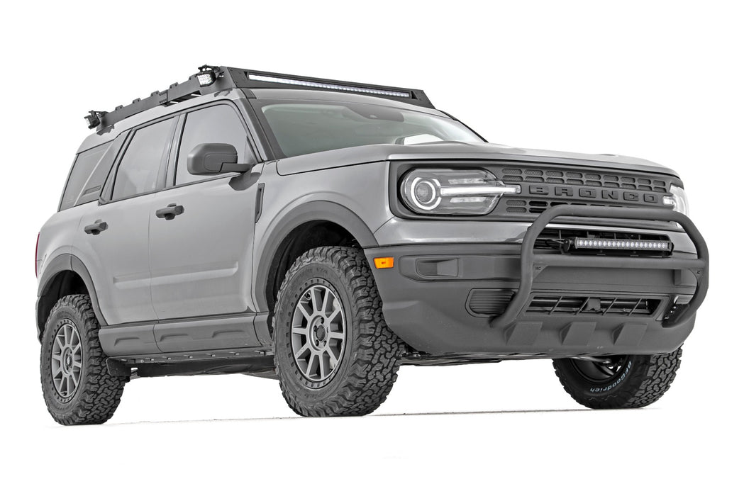 Rough Country 51043 Nudge Bar 20 Inch Chrome Series Single Row LED 2021 Ford Bronco Sport Rough Country - Truck Part Superstore