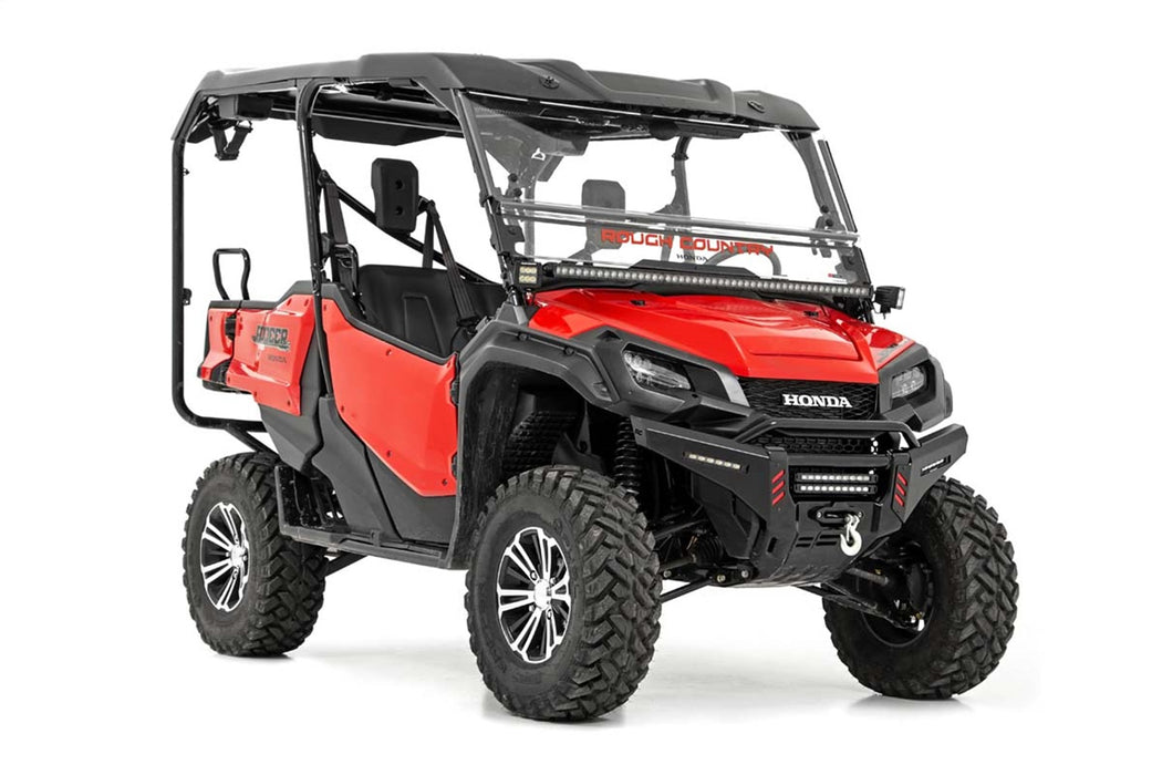 Rough Country 92014 Honda 50-Inch Single-Row Lower Windshield LED Kit Black Series 16-20 Pioneer Rough Country - Truck Part Superstore