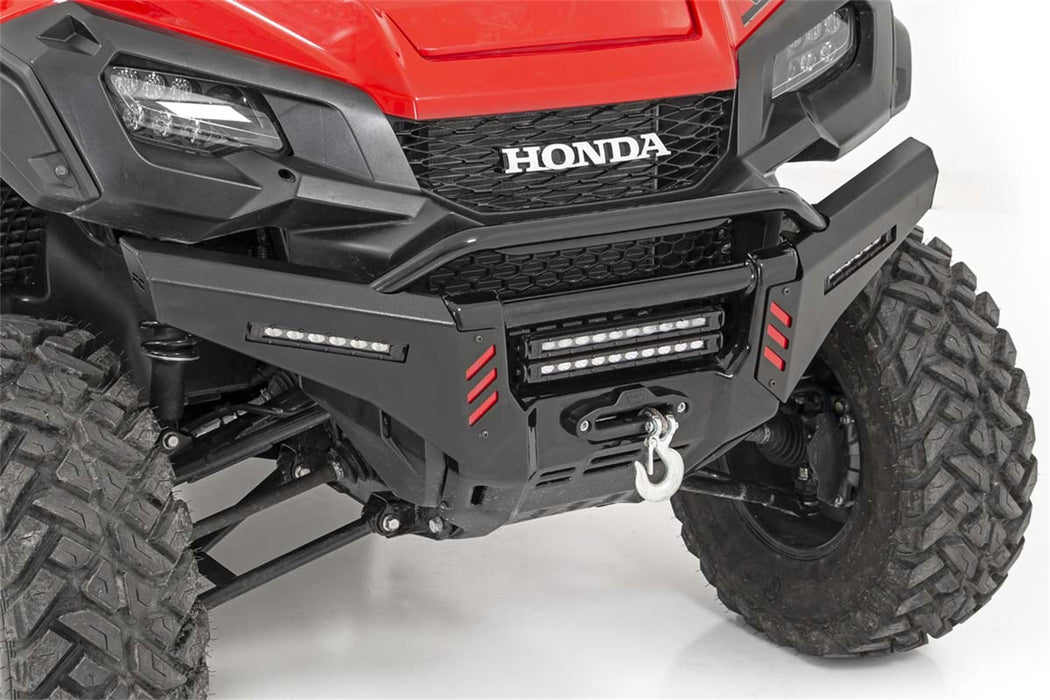 Rough Country 92025 Honda Front Bumper Panels w/ 6.0 Inch LED Light Bars 16-20 Pioneer 1000 w/ Factory Stinger Rough Country - Truck Part Superstore