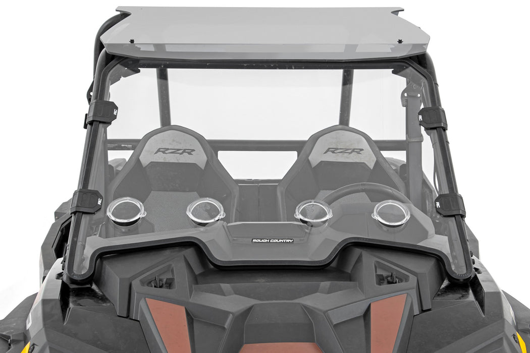 Rough Country 98292010 Polaris Full Windshield Vented 20-21 Polaris RZR 1000XP 4WD Rough Country - Truck Part Superstore