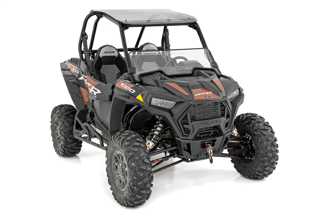 Rough Country 98192011A Half Windshield Scratch Resistant 19-22 Polaris RZR XP 1000/RZR XP 4 1000 Rough Country - Truck Part Superstore