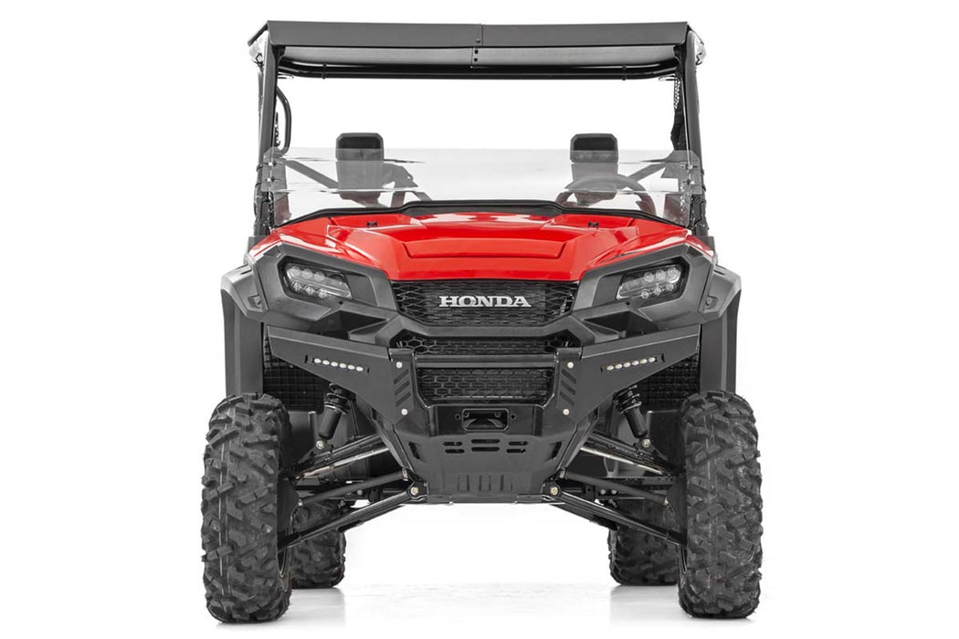 Rough Country 92023 Honda Front Bumper Panels w/ 6.0 Inch LED Light Bars 16-20 Pioneer 1000 w/o Factory Stinger Rough Country - Truck Part Superstore