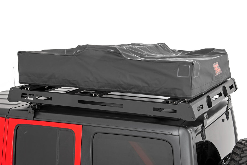 Rough Country 99049 Roof Top Tent Rack Mount 12 Volt Accessory w/Ladder Extension and LED Light Kit Rough Country - Truck Part Superstore