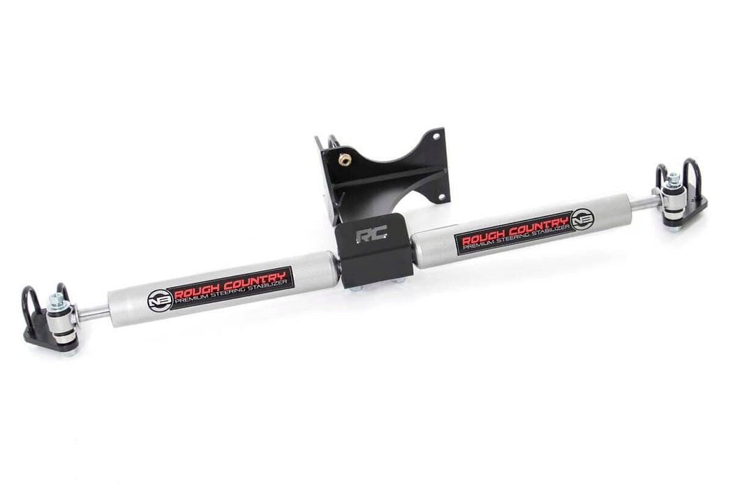 Rough Country 8749130 Dual N3 Steering Stabilizer 05-20 F-250/350 Rough Country - Truck Part Superstore