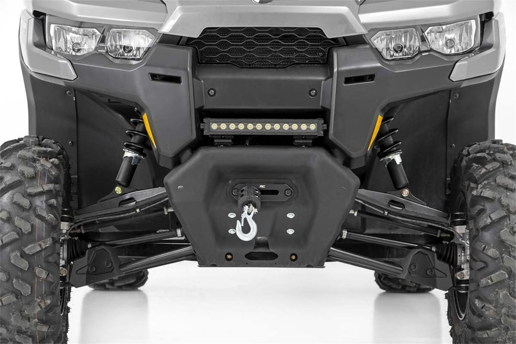 Rough Country 97016 Can-Am Defender Winch Mounting Plate For 16-Pres Cam-Am HD8/HD10 Rough Country - Truck Part Superstore