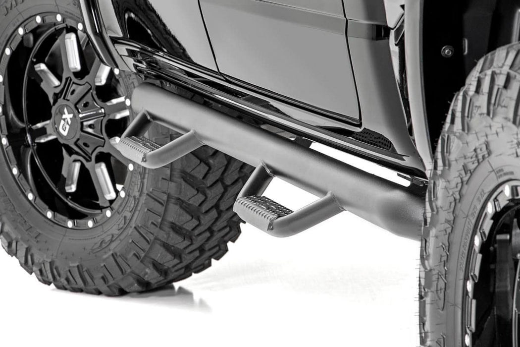 Rough Country RCD1980CC RAM Cab Length Nerf Steps 19-20 RAM 1500 Crew Cab 5 Foot 7 Inch Bed Rough Country - Truck Part Superstore