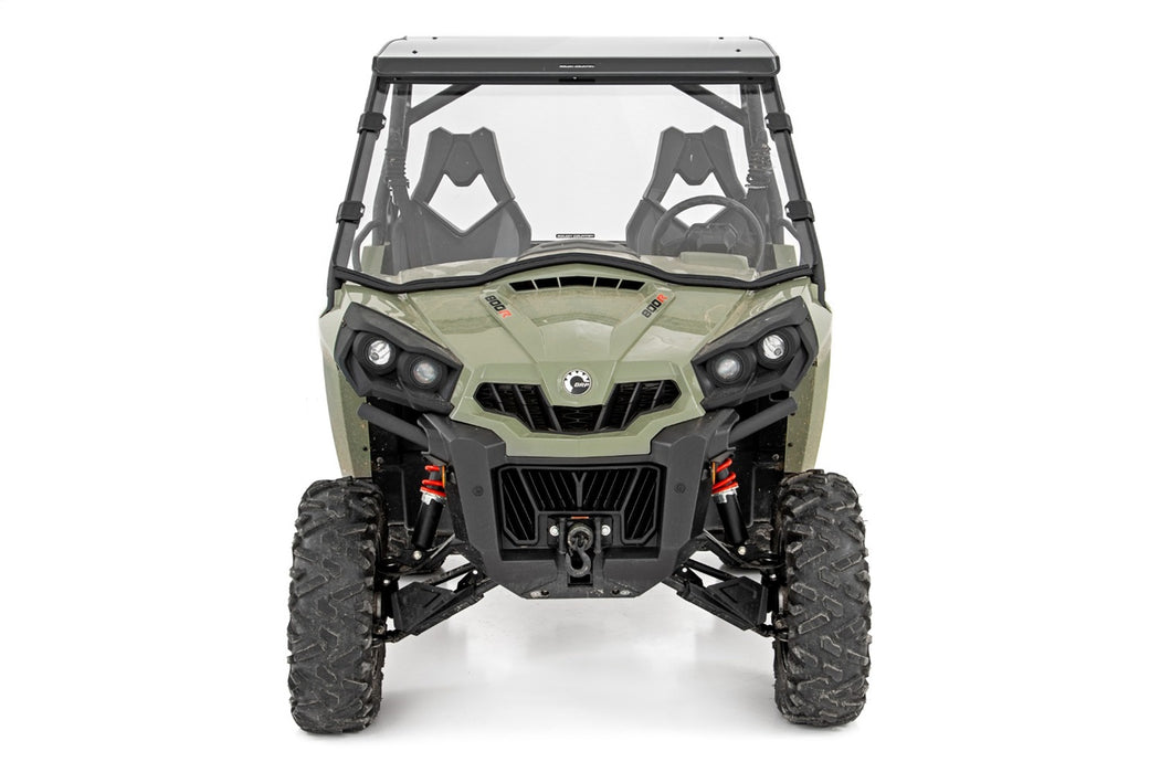 Rough Country 98112030 Full Windshield Scratch Resistant 11-20 Can-Am Commander 4WD Rough Country - Truck Part Superstore